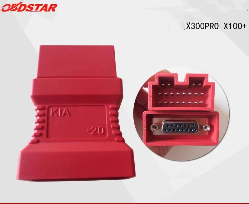 For OBDSTAR for Hyundai Kia -20 OBD II Connecter for X100+  X300PRO  OBD 2 OBD-II Adaptor  OBDII Obd2 Adapter OBD2